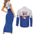 Personalized Italy Trentino-Alto Adige Couples Matching Short Sleeve Bodycon Dress and Long Sleeve Button Shirt Inspiration Flags Style