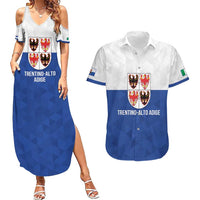 Personalized Italy Trentino-Alto Adige Couples Matching Summer Maxi Dress and Hawaiian Shirt Inspiration Flags Style