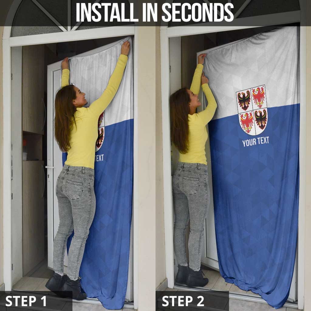 Personalized Italy Trentino-Alto Adige Door Cover Inspiration Flags Style - Wonder Print Shop
