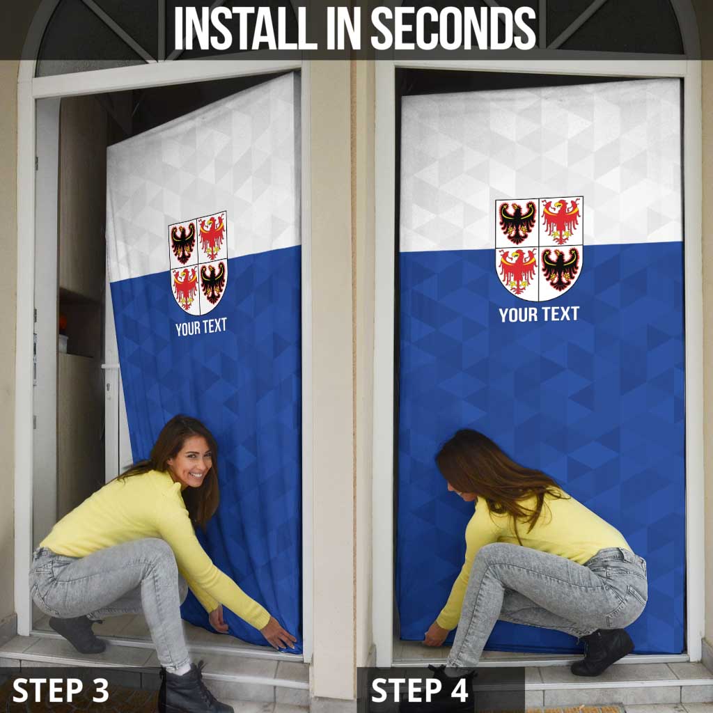 Personalized Italy Trentino-Alto Adige Door Cover Inspiration Flags Style - Wonder Print Shop