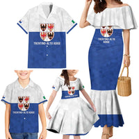 Personalized Italy Trentino-Alto Adige Family Matching Mermaid Dress and Hawaiian Shirt Inspiration Flags Style