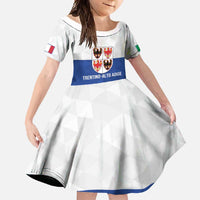 Personalized Italy Trentino-Alto Adige Family Matching Off Shoulder Maxi Dress and Hawaiian Shirt Inspiration Flags Style