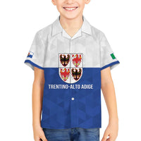 Personalized Italy Trentino-Alto Adige Family Matching Off Shoulder Maxi Dress and Hawaiian Shirt Inspiration Flags Style