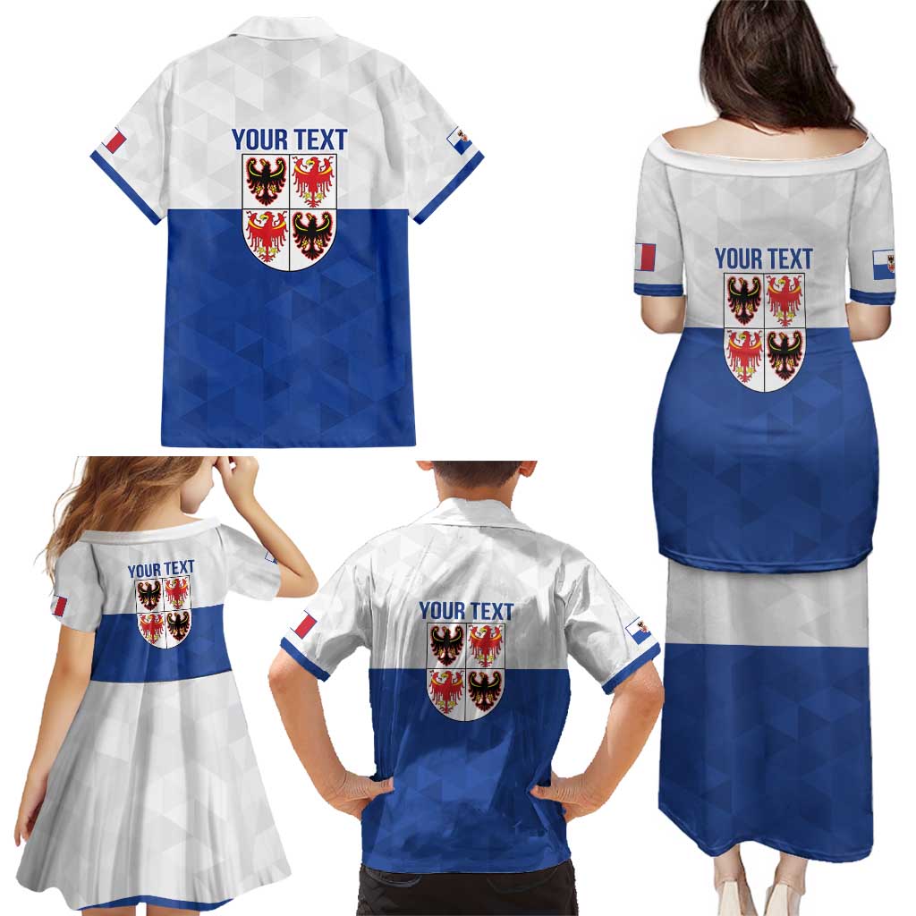 Personalized Italy Trentino-Alto Adige Family Matching Puletasi and Hawaiian Shirt Inspiration Flags Style