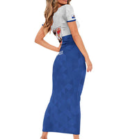 Personalized Italy Trentino-Alto Adige Family Matching Short Sleeve Bodycon Dress and Hawaiian Shirt Inspiration Flags Style