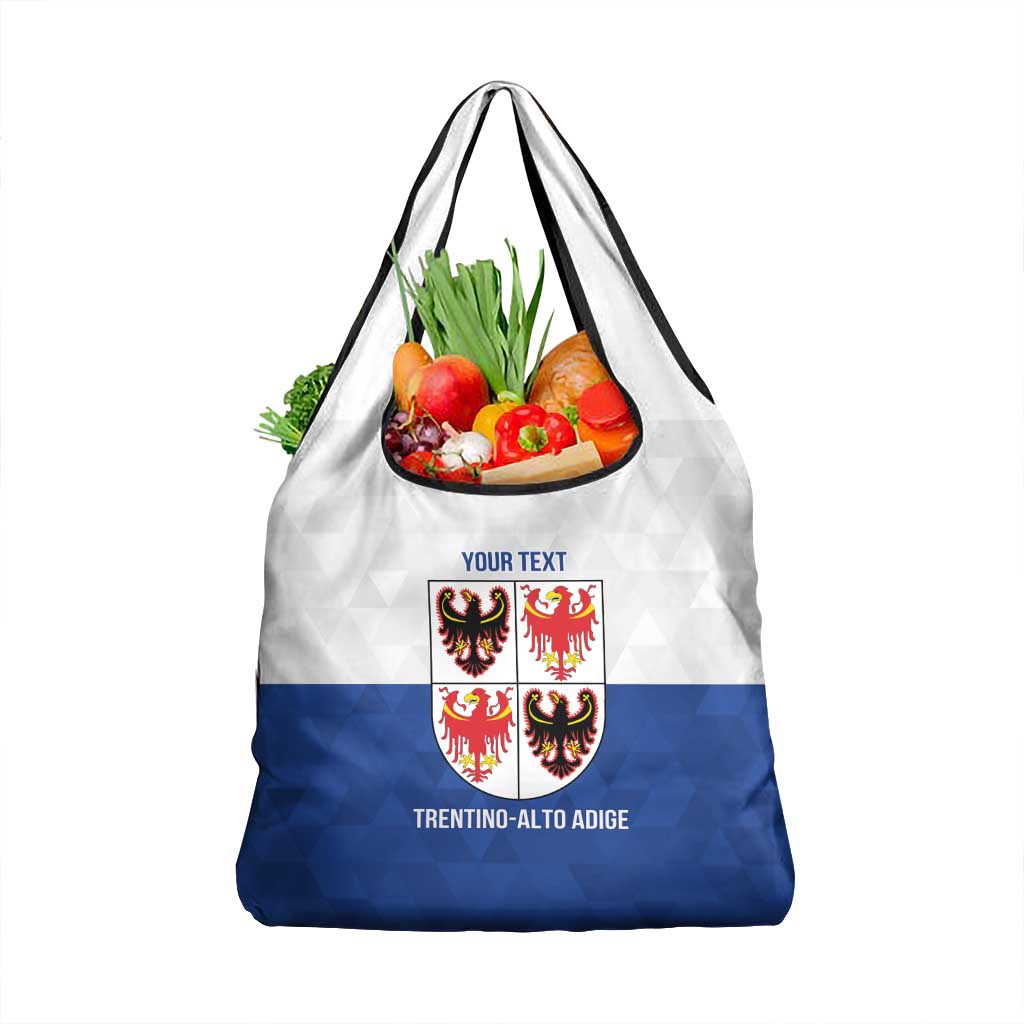 Personalized Italy Trentino-Alto Adige Grocery Bag Inspiration Flags Style