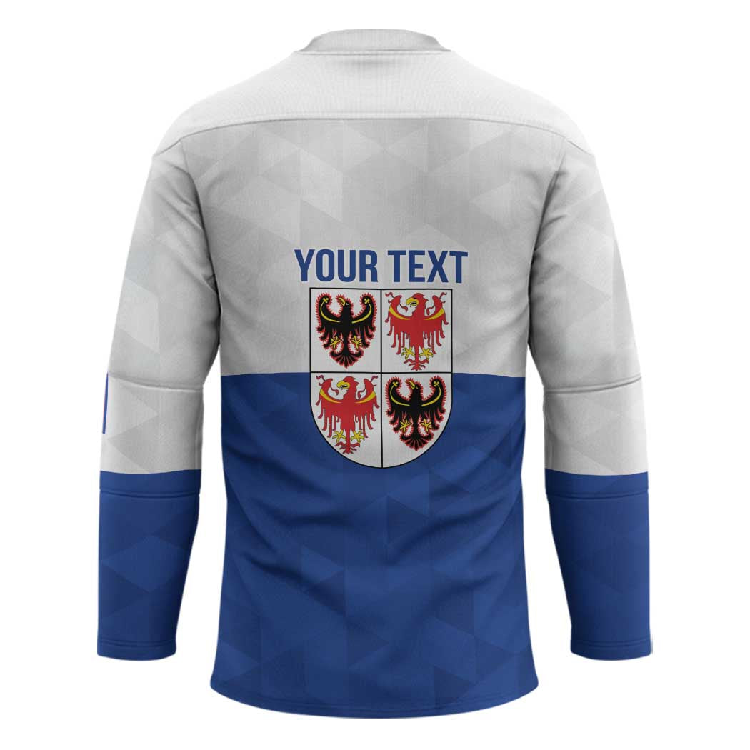 Personalized Italy Trentino-Alto Adige Hockey Jersey Inspiration Flags Style - Wonder Print Shop