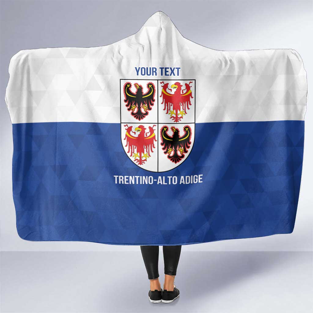 Personalized Italy Trentino-Alto Adige Hooded Blanket Inspiration Flags Style