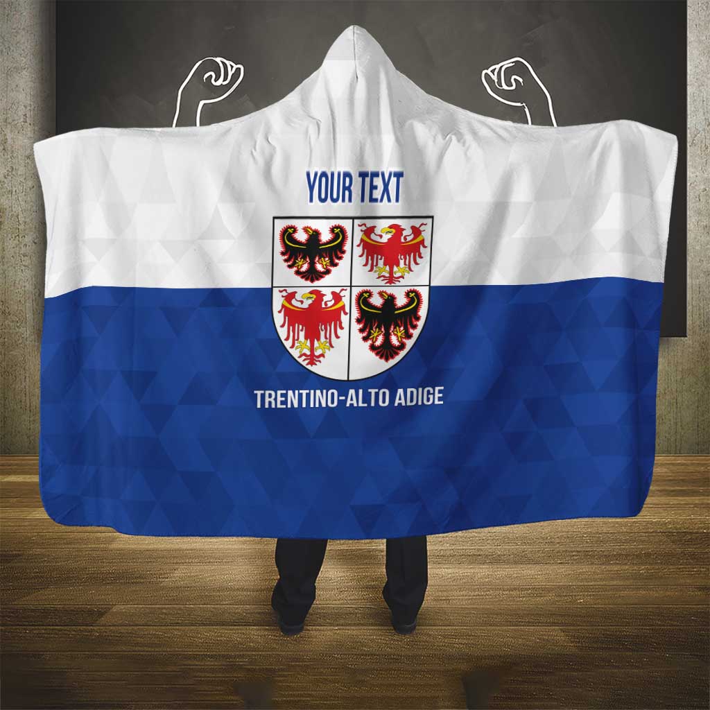 Personalized Italy Trentino-Alto Adige Hooded Blanket Inspiration Flags Style