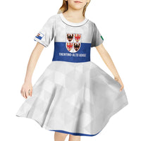 Personalized Italy Trentino-Alto Adige Kid Short Sleeve Dress Inspiration Flags Style