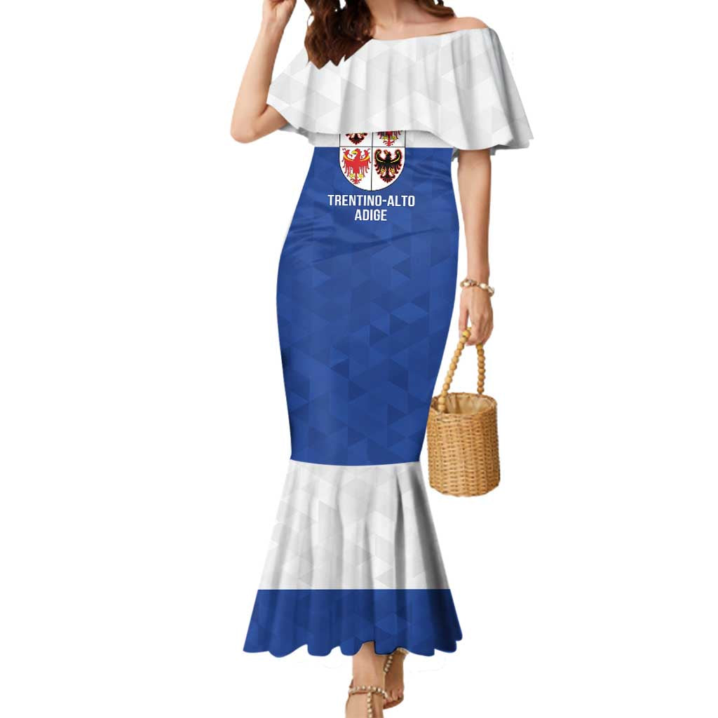 Personalized Italy Trentino-Alto Adige Mermaid Dress Inspiration Flags Style