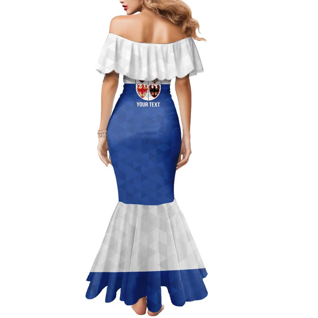 Personalized Italy Trentino-Alto Adige Mermaid Dress Inspiration Flags Style