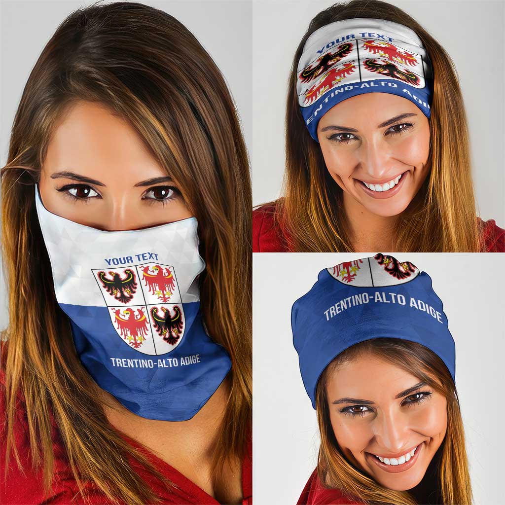 Personalized Italy Trentino-Alto Adige Neck Gaiter Inspiration Flags Style - Wonder Print Shop