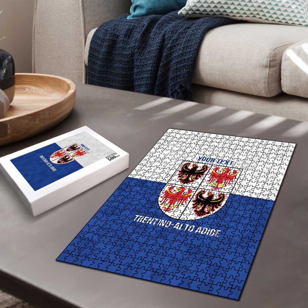 Personalized Italy Trentino-Alto Adige Puzzle Inspiration Flags Style - Wonder Print Shop