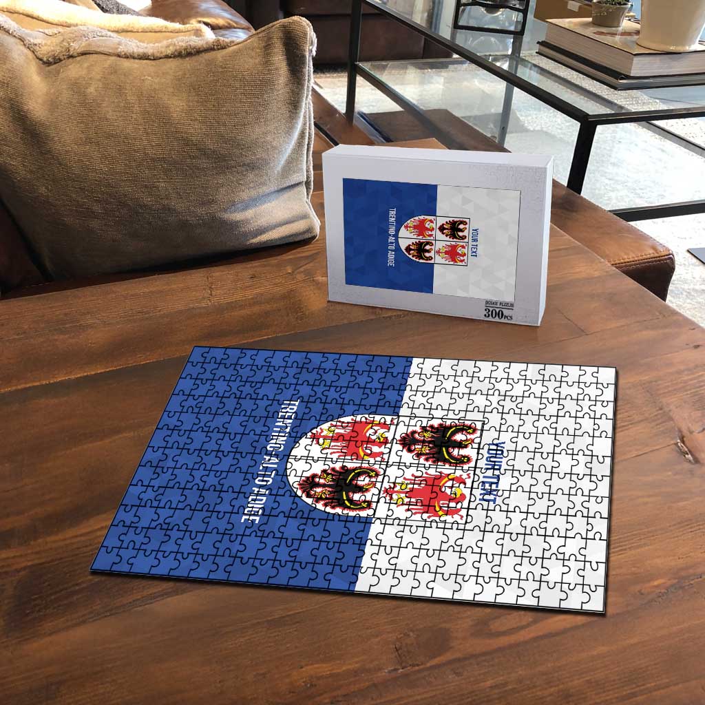 Personalized Italy Trentino-Alto Adige Puzzle Inspiration Flags Style - Wonder Print Shop