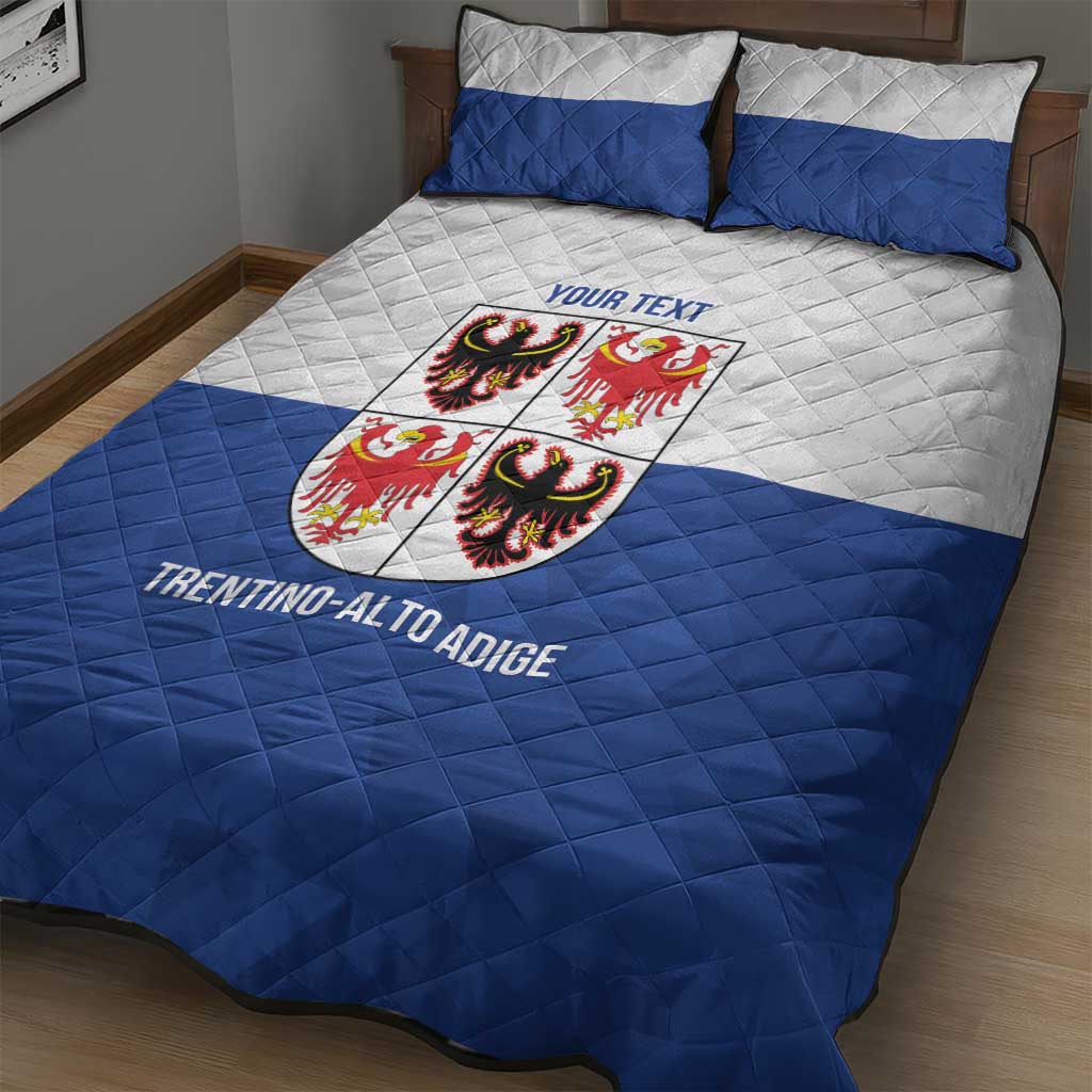 Personalized Italy Trentino-Alto Adige Quilt Bed Set Inspiration Flags Style