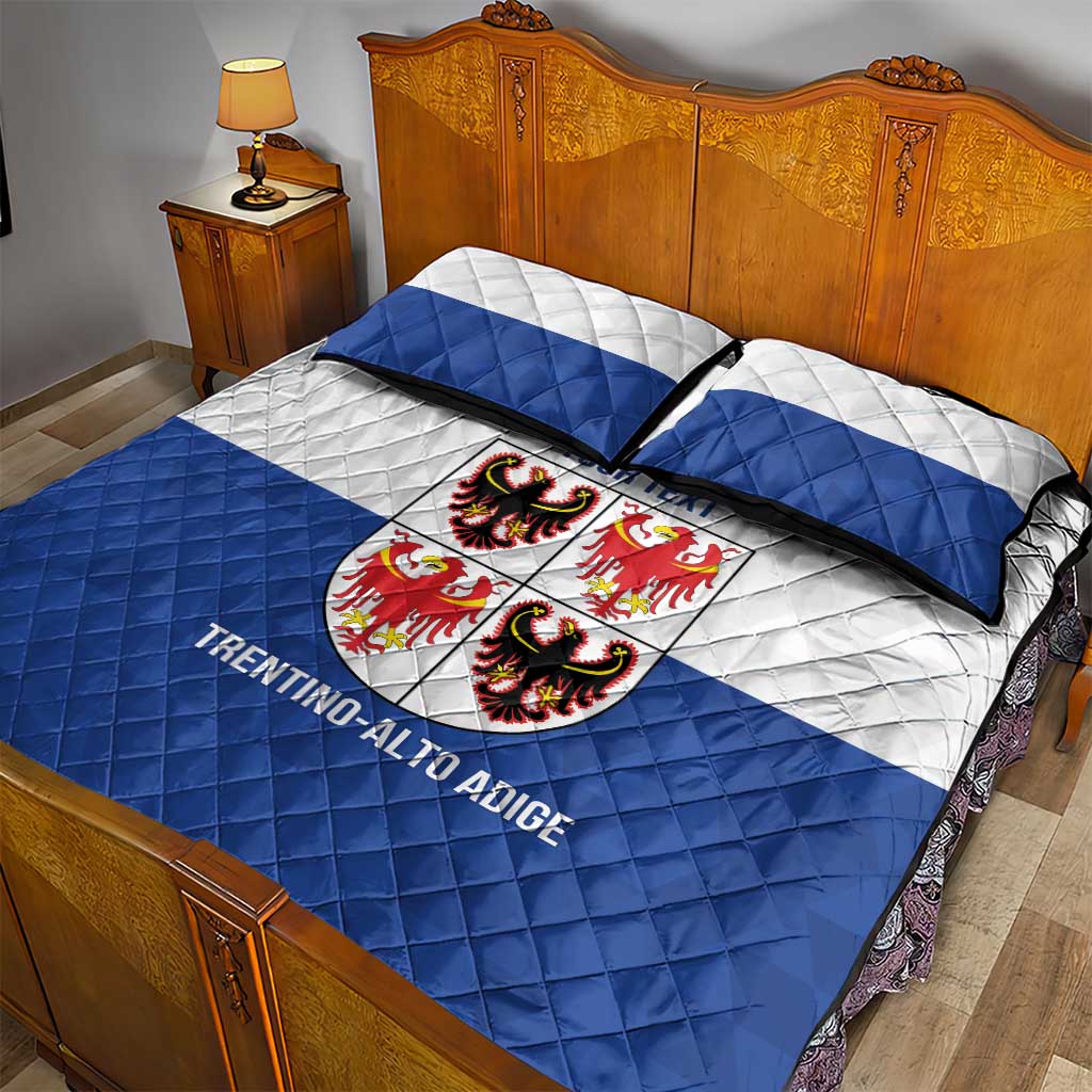 Personalized Italy Trentino-Alto Adige Quilt Bed Set Inspiration Flags Style