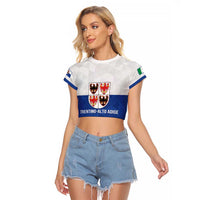 Personalized Italy Trentino-Alto Adige Raglan Cropped T Shirt Inspiration Flags Style