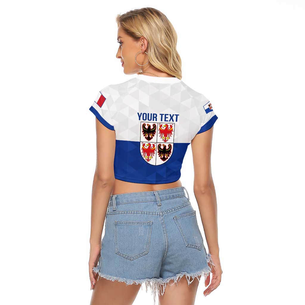 Personalized Italy Trentino-Alto Adige Raglan Cropped T Shirt Inspiration Flags Style