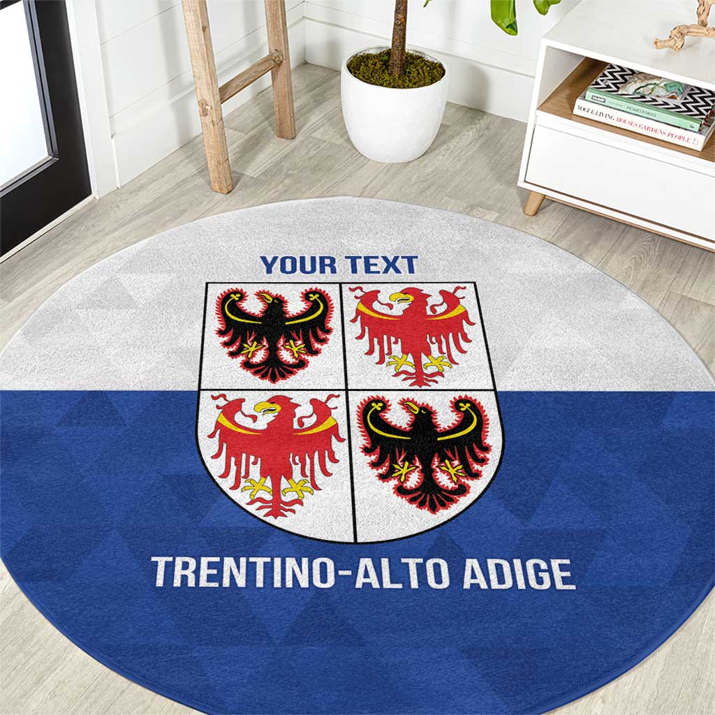 Personalized Italy Trentino-Alto Adige Round Carpet Inspiration Flags Style