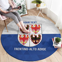 Personalized Italy Trentino-Alto Adige Round Carpet Inspiration Flags Style