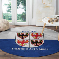 Personalized Italy Trentino-Alto Adige Round Carpet Inspiration Flags Style