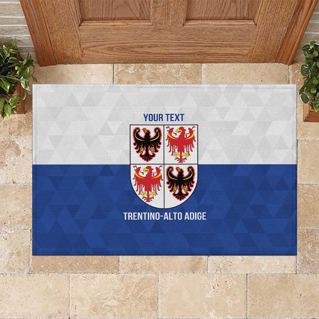 Personalized Italy Trentino-Alto Adige Rubber Doormat Inspiration Flags Style