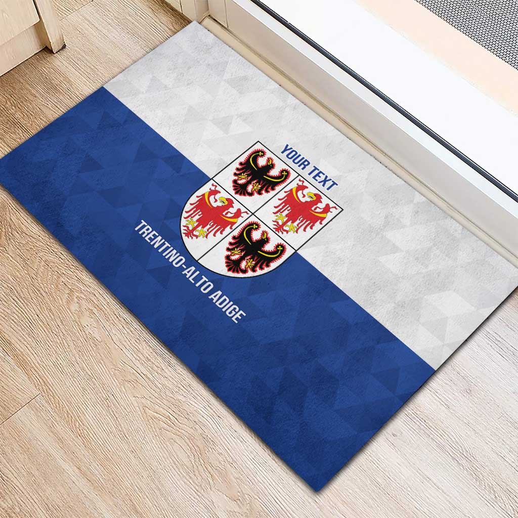 Personalized Italy Trentino-Alto Adige Rubber Doormat Inspiration Flags Style