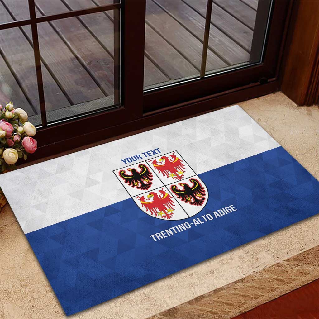 Personalized Italy Trentino-Alto Adige Rubber Doormat Inspiration Flags Style