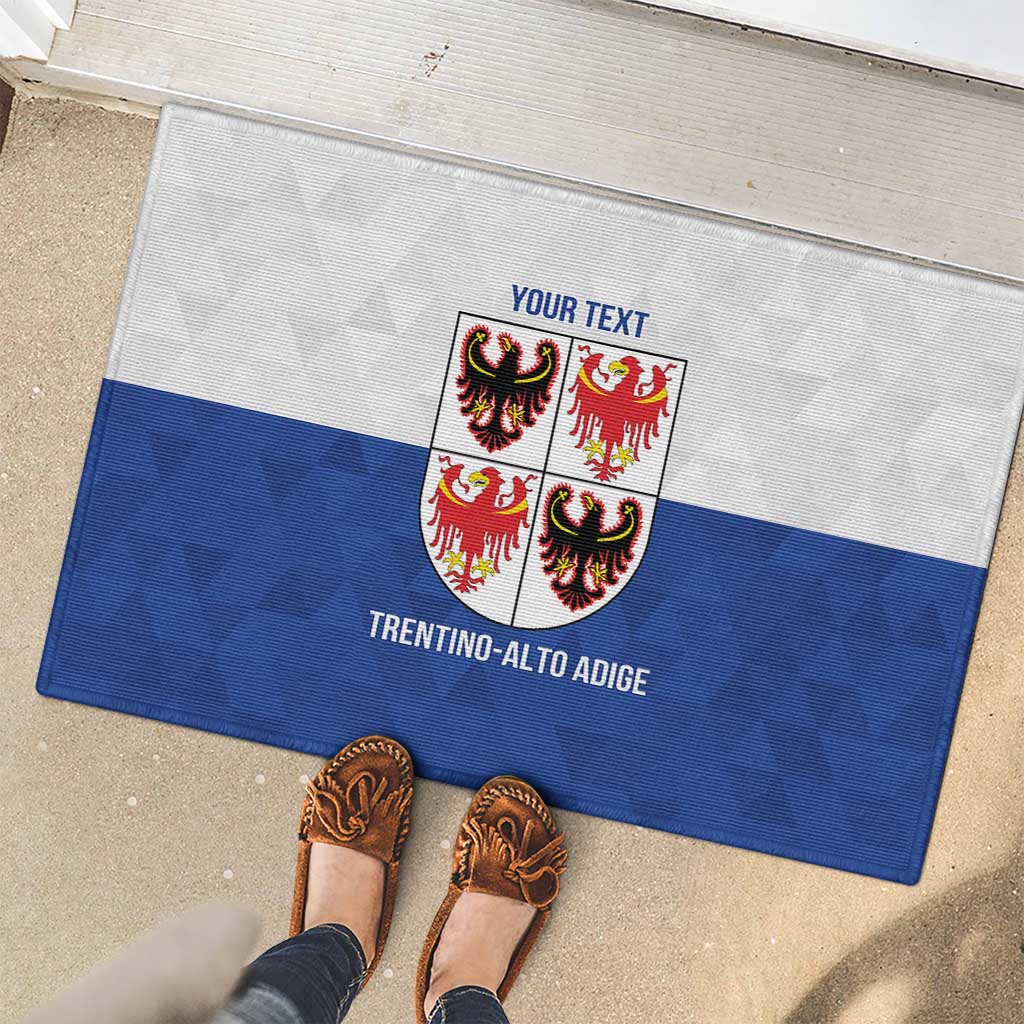 Personalized Italy Trentino-Alto Adige Rubber Doormat Inspiration Flags Style