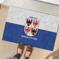 Personalized Italy Trentino-Alto Adige Rubber Doormat Inspiration Flags Style