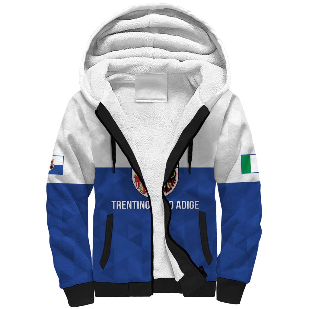 Personalized Italy Trentino-Alto Adige Sherpa Hoodie Inspiration Flags Style