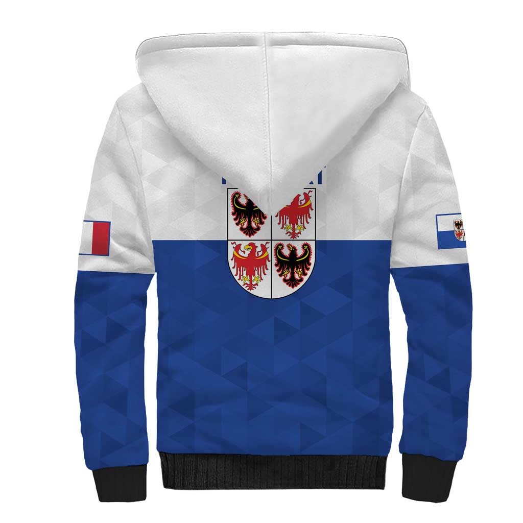 Personalized Italy Trentino-Alto Adige Sherpa Hoodie Inspiration Flags Style