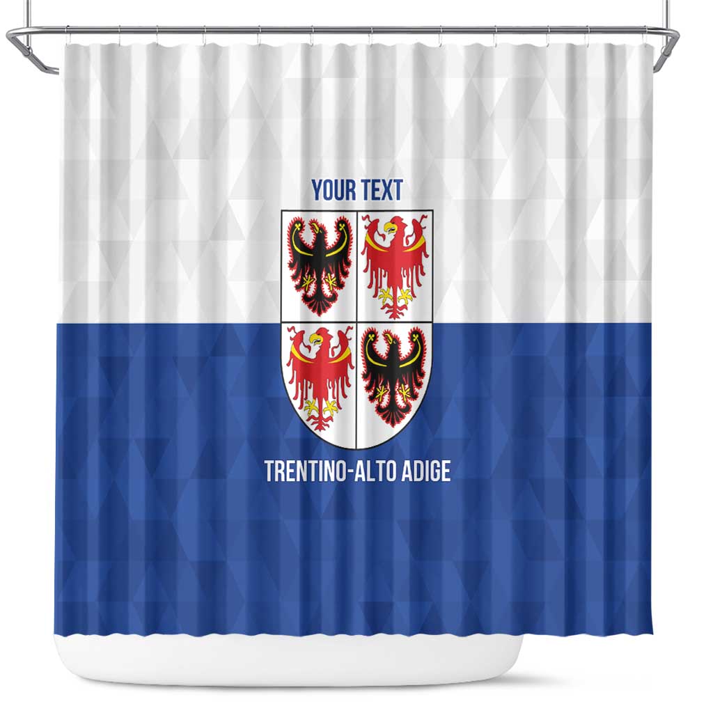 Personalized Italy Trentino-Alto Adige Shower Curtain Inspiration Flags Style