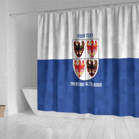 Personalized Italy Trentino-Alto Adige Shower Curtain Inspiration Flags Style