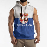 Personalized Italy Trentino-Alto Adige Sleeveless Hoodie Inspiration Flags Style - Wonder Print Shop