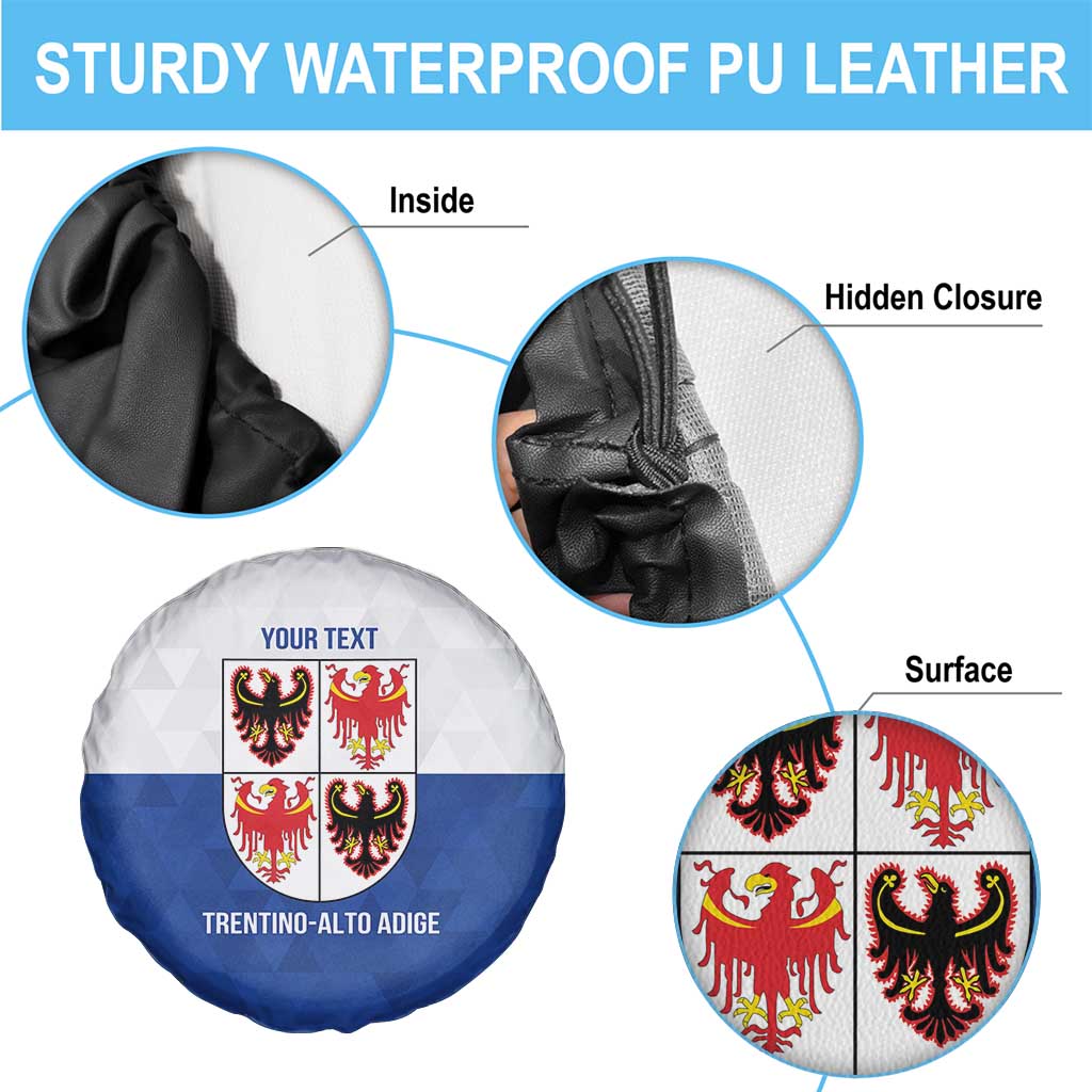 Personalized Italy Trentino-Alto Adige Spare Tire Cover Inspiration Flags Style
