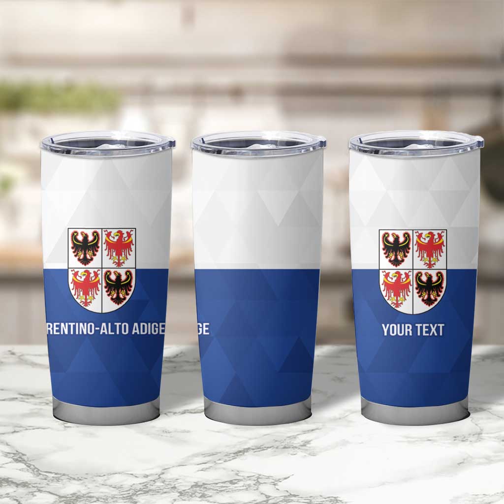 Personalized Italy Trentino-Alto Adige Tumbler Cup Inspiration Flags Style
