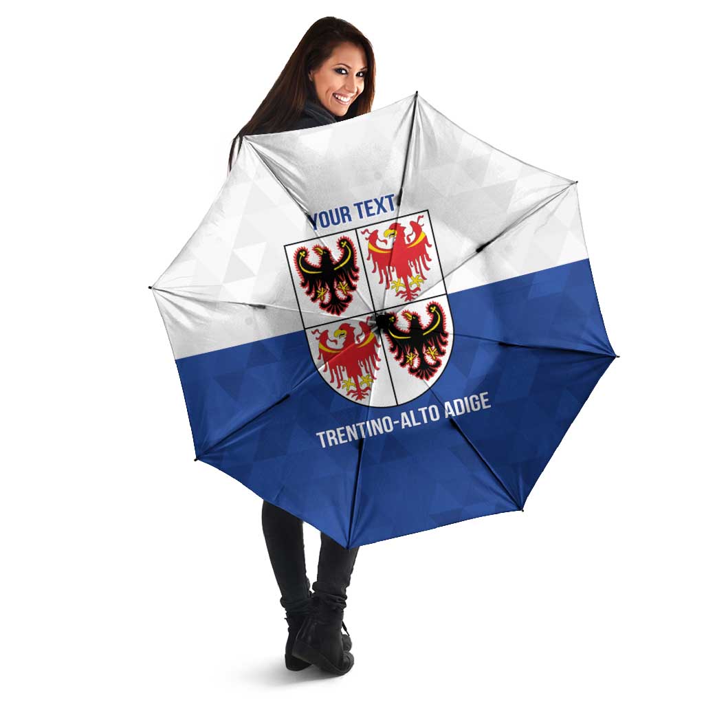 Personalized Italy Trentino-Alto Adige Umbrella Inspiration Flags Style - Wonder Print Shop