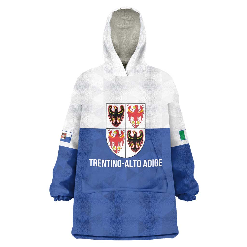 Personalized Italy Trentino-Alto Adige Wearable Blanket Hoodie Inspiration Flags Style