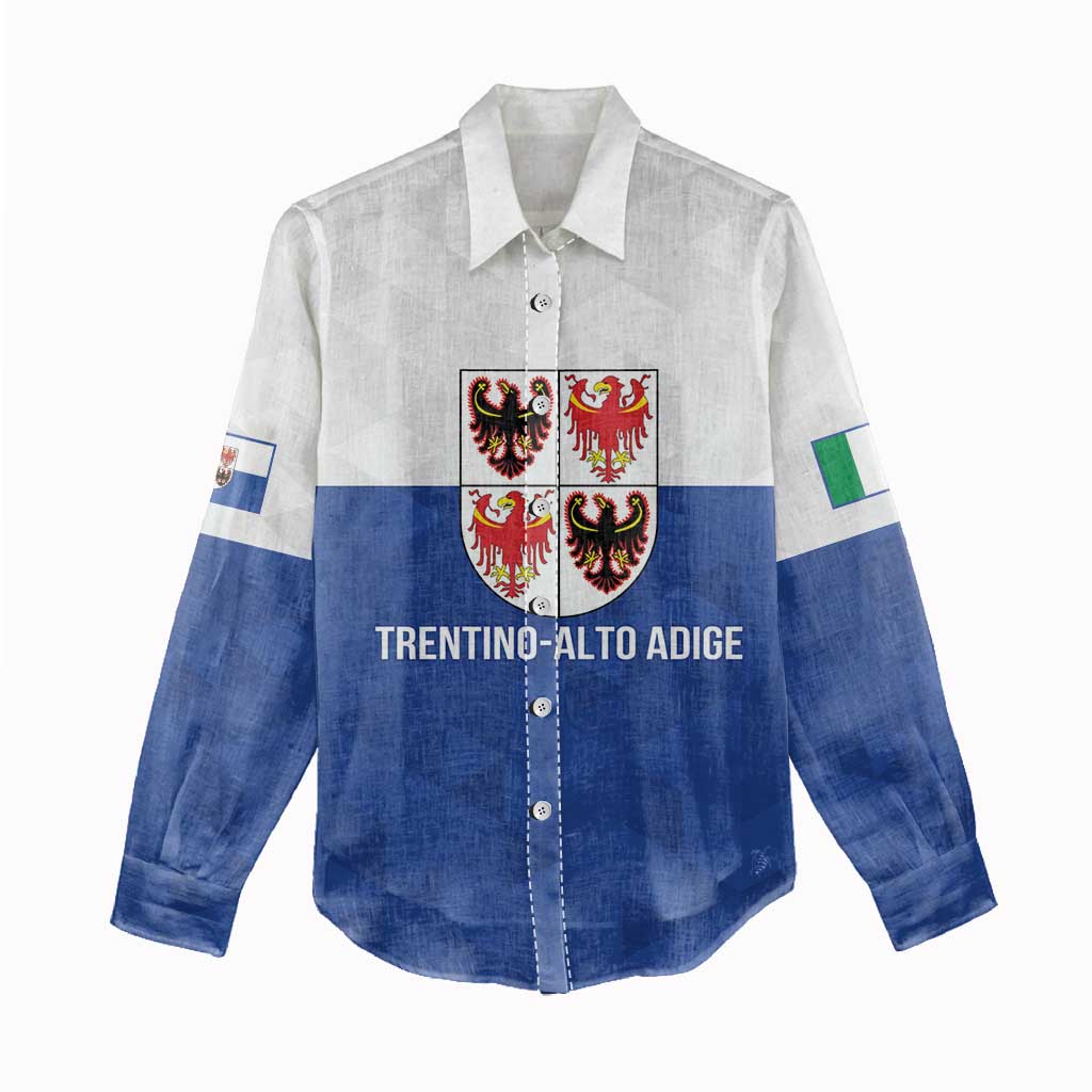 Personalized Italy Trentino-Alto Adige Women Casual Shirt Inspiration Flags Style