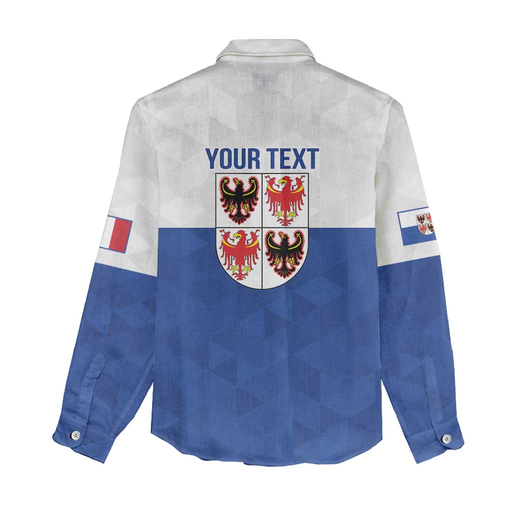 Personalized Italy Trentino-Alto Adige Women Casual Shirt Inspiration Flags Style