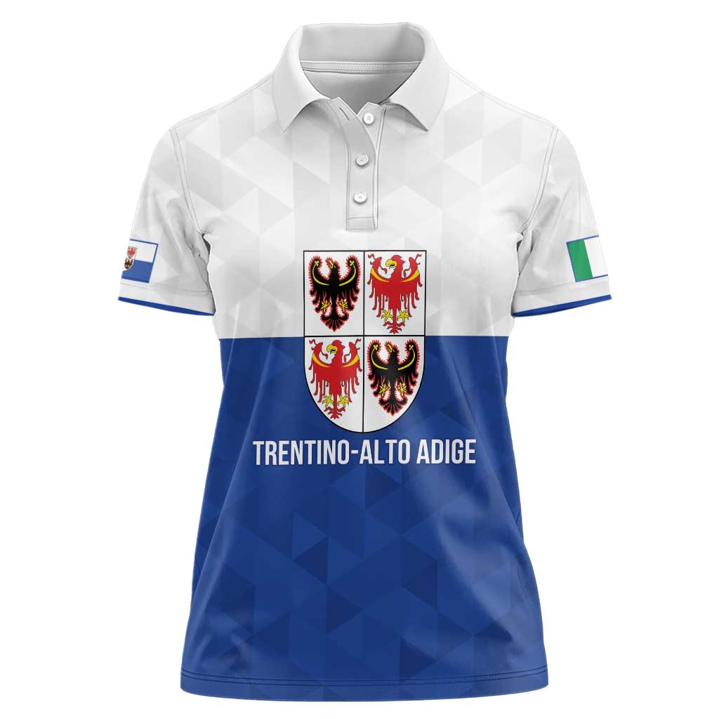 Personalized Italy Trentino-Alto Adige Women Polo Shirt Inspiration Flags Style