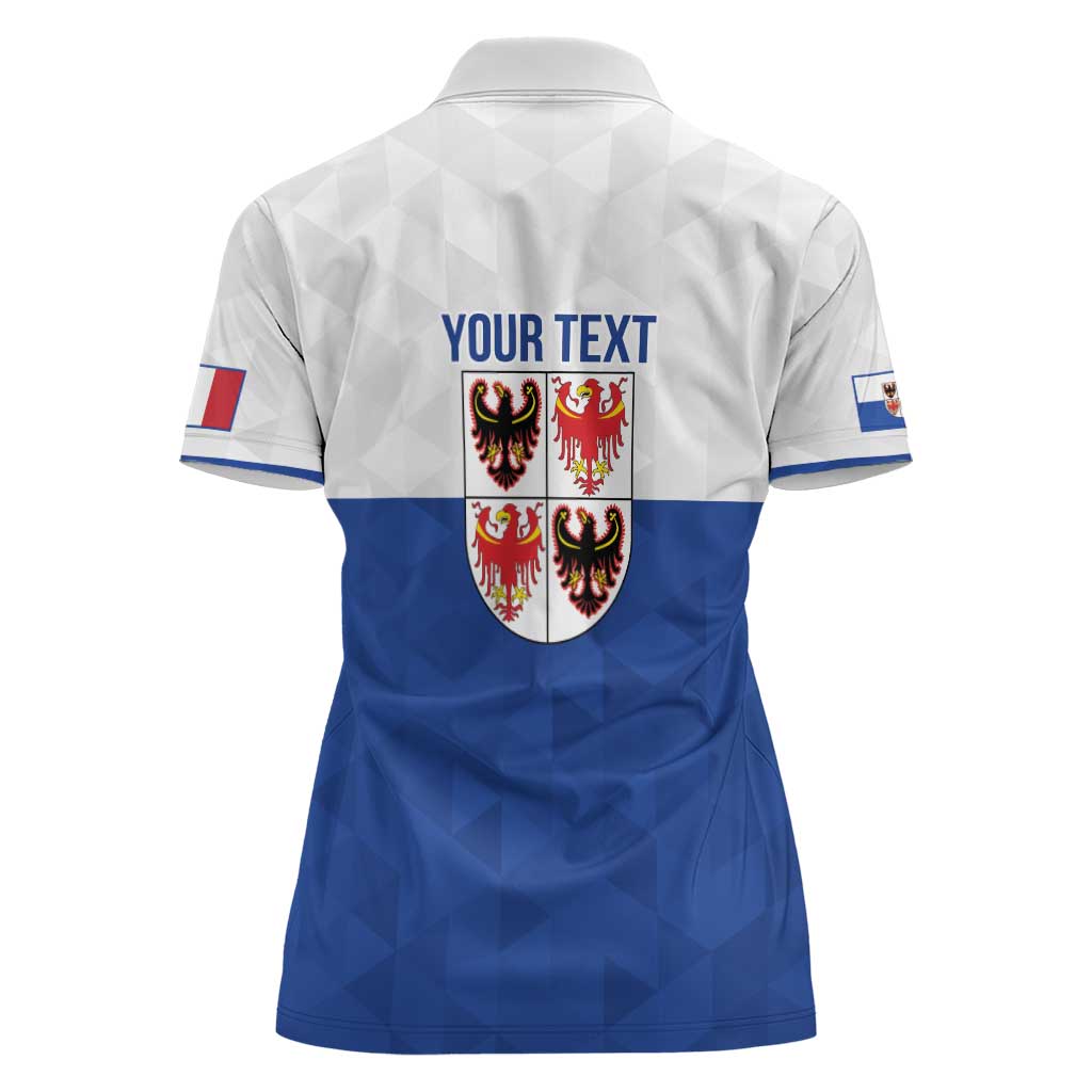 Personalized Italy Trentino-Alto Adige Women Polo Shirt Inspiration Flags Style