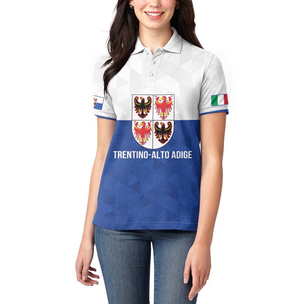Personalized Italy Trentino-Alto Adige Women Polo Shirt Inspiration Flags Style