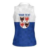 Personalized Italy Trentino-Alto Adige Women Sleeveless Polo Shirt Inspiration Flags Style