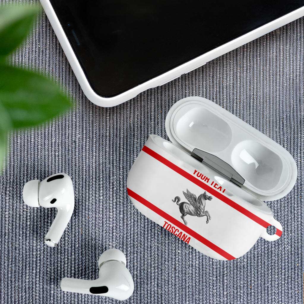 Personalized Italy Tuscany Pegasus Rampant AirPods Case Inspiration Flags Style - Wonder Print Shop