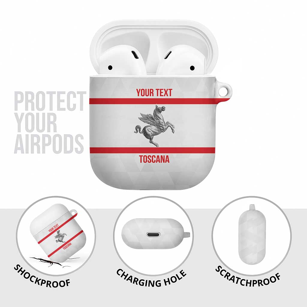 Personalized Italy Tuscany Pegasus Rampant AirPods Case Inspiration Flags Style - Wonder Print Shop