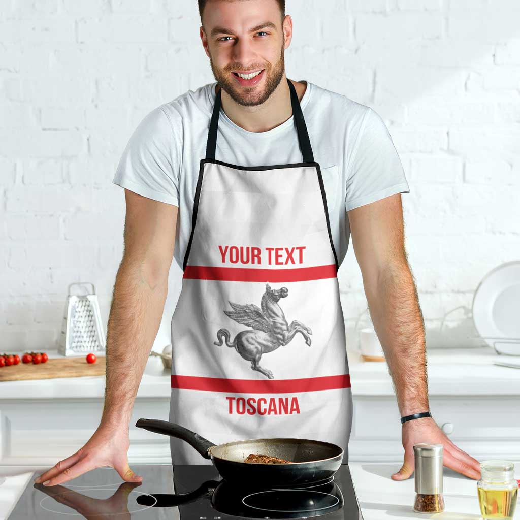 Personalized Italy Tuscany Pegasus Rampant Apron Inspiration Flags Style - Wonder Print Shop
