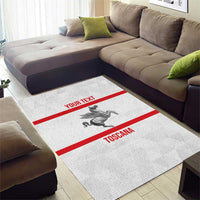 Personalized Italy Tuscany Pegasus Rampant Area Rug Inspiration Flags Style